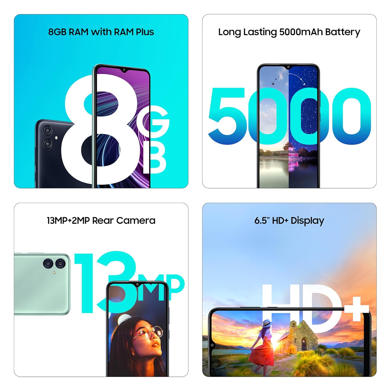 Samsung Galaxy M04 view 2